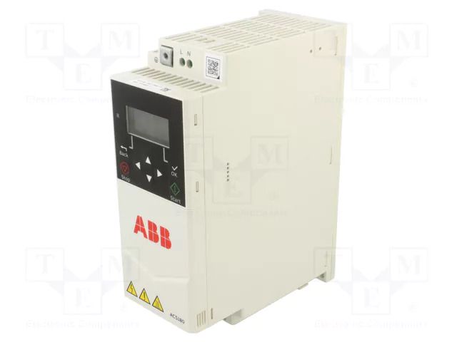 Vector inverter; Max motor power: 2.2kW; Usup: 200÷240VAC; 9.8A ABB ACS180-04S-09A8-1
