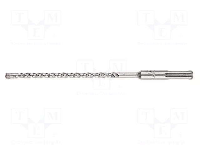Drill bit; for concrete; Ø: 6mm; L: 210mm; SDS-Plus®; QUADRO GRAPHITE 57H410