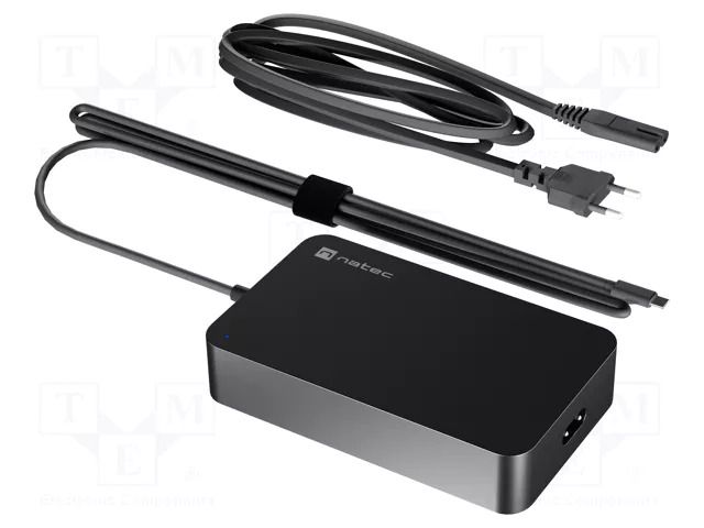 Power supply: switching; 5÷20VDC; 4.5A; Out: USB C plug; 90W; 90% NATEC NZU-2035