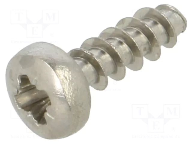 Screw; 2.5x8; Head: cheese head; Pozidriv; PZ1; A2 stainless steel BOSSARD B2.5X8/BN82429