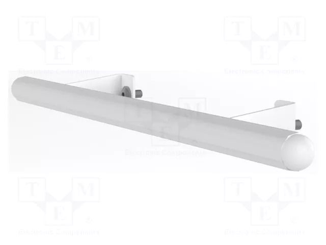 Holder; ESD; W: 450mm; Ø: 26.9mm; steel; grey (bright) RT WORK ESD-HANDLE01