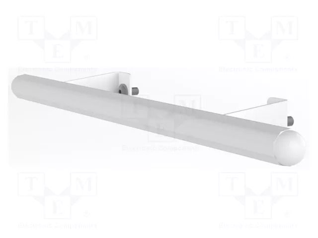 Holder; ESD; W: 450mm; Ø: 26.9mm; steel; grey (bright) RT WORK ESD-HANDLE02