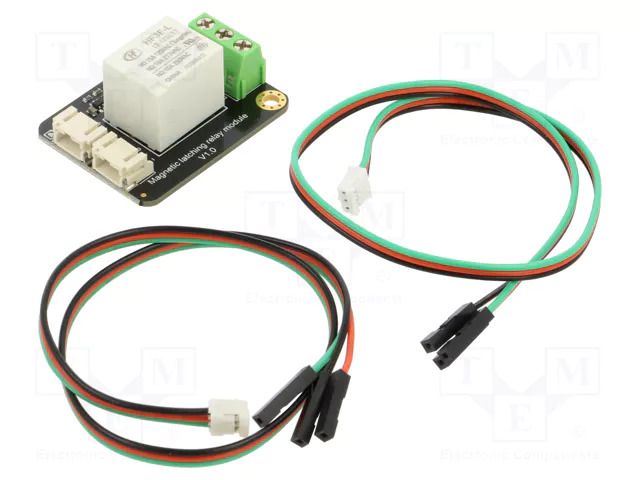 Module robotics: relay; Ch: 1; 3.3÷5VDC; max.36VAC; 10A; 42x32mm DFROBOT DF-DFR0996