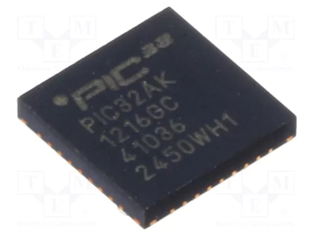 IC: PIC microcontroller; 128kB; 200MHz; 3÷3.6VDC; SMD; VQFN36; tube MICROCHIP TECHNOLOGY 32AK1216GC41036IM7
