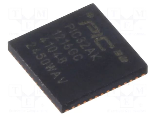 IC: PIC microcontroller; 128kB; 200MHz; 3÷3.6VDC; SMD; VQFN48; tube MICROCHIP TECHNOLOGY 32AK1216GC41048IM7