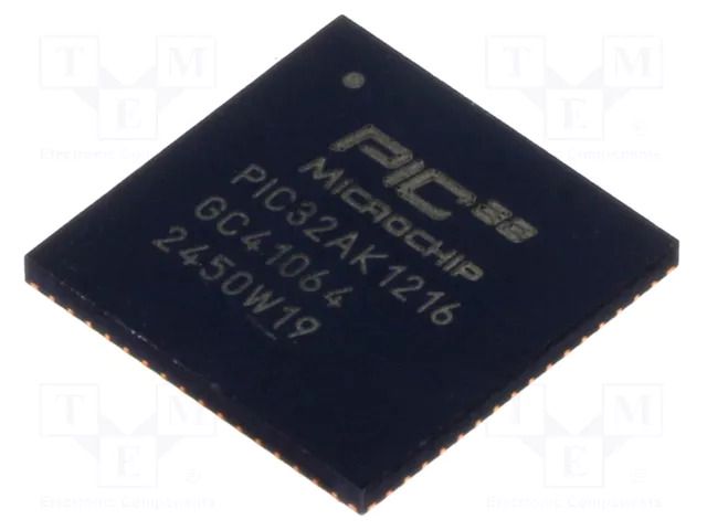 IC: PIC microcontroller; 128kB; 200MHz; 3÷3.6VDC; SMD; VQFN64; tube MICROCHIP TECHNOLOGY 32AK1216GC41064IM7