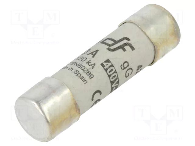 Fuse: fuse; 50A; 400VAC; 48VDC; gG; ceramic,cylindrical,industrial DF ELECTRIC B14X51SW-50A