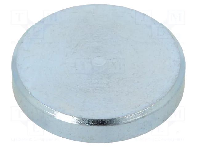 Magnet: permanent; neodymium; 110N; Ø: 20mm; H: 3.5mm; steel ELESA+GANTER GN50.1-ND-20-3.5