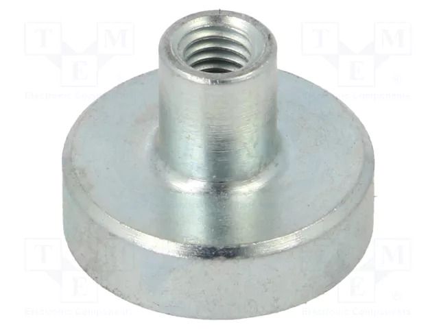 Magnet: permanent; samarium, cobalt; 60N; Ø: 16mm; H: 11.5mm; steel ELESA+GANTER GN50.2SC-16-4.5-M4