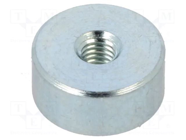 Magnet: permanent; neodymium; 19N; Ø: 10mm; H: 4.5mm; steel ELESA+GANTER GN50.5-ND-10