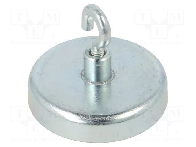 Magnet: permanent; hard ferrite; 125N; 40mm; with hook ELESA+GANTER GN50.6-HF-40-A