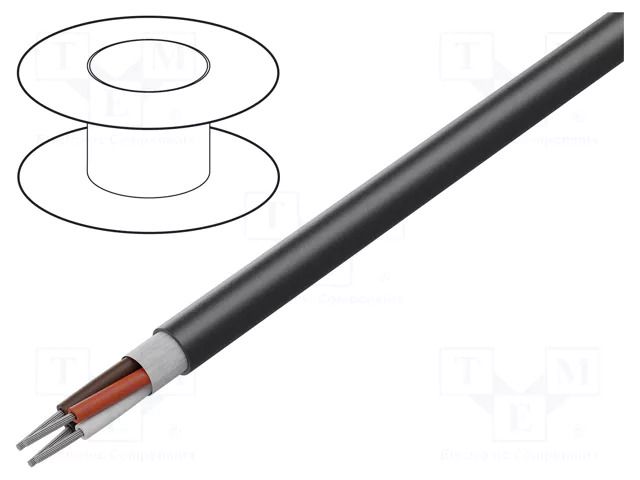 Wire; unshielded; 300V; 30m; Cu; stranded; black; 100ft BELDEN 8454.010100