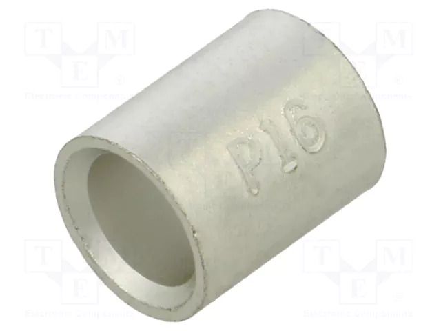 Tip: butt splice; non-insulated; 10÷16mm2; crimped; for cable JST GSP-16