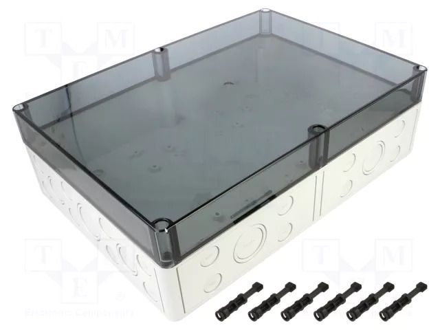 Enclosure: multipurpose; X: 254mm; Y: 361mm; Z: 111mm; TK PC; grey SPELSBERG TK-PC-3625-11-TM