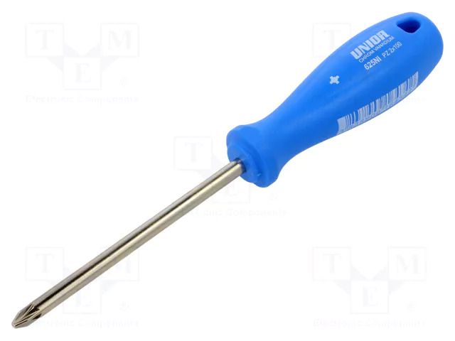Screwdriver; Pozidriv®; PZ2; 625NI; Blade length: 100mm UNIOR UNIOR-616434