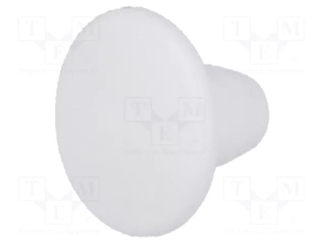Stopper; H: 7.5mm; push-in; Flange dia: 12mm; white; 054054211303 ESSENTRA ESS-10060513