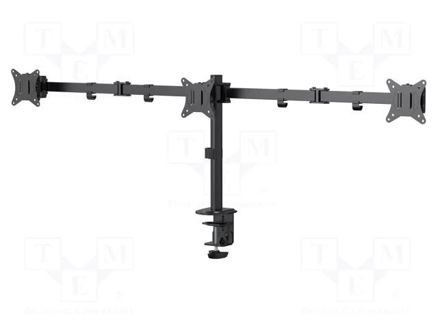 Holder; 7kg; 17÷27"; Arm len: 658mm; Standard: 75x75mm,100x100mm GEMBIRD MA-D3-01