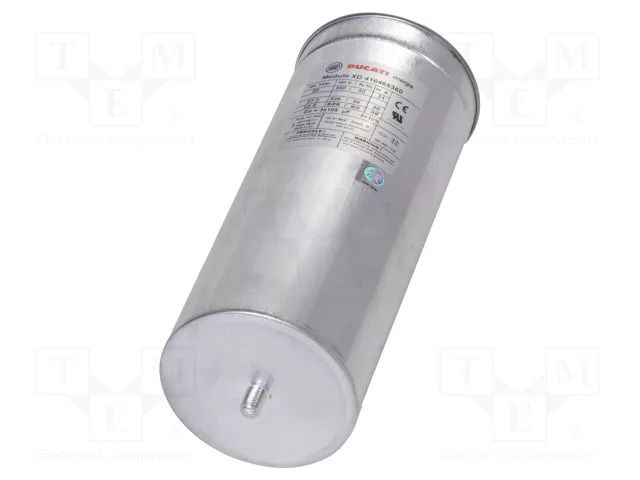Capacitor: polypropylene; three-phase; Q@50Hz: 30kVAR; 550VAC DUCATI ENERGIA 416.46.5360