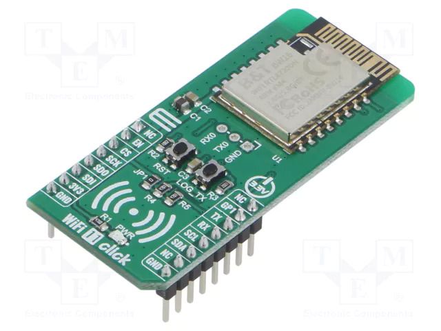 Click board; prototype board; Comp: BW16; IEEE 802.11b/g/n; WiFi MIKROE MIKROE-4245