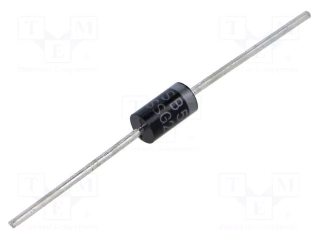 Diode: Schottky rectifying; THT; 200V; 5A; DO201AD; Ufmax: 1.1V SMC DIODE SOLUTIONS SB5200TA-SMC