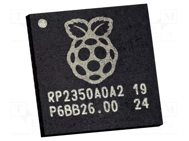 IC: RP2350 microcontroller; Frequency: 150MHz; Cortex M33,RISC-V RASPBERRY PI SC1509