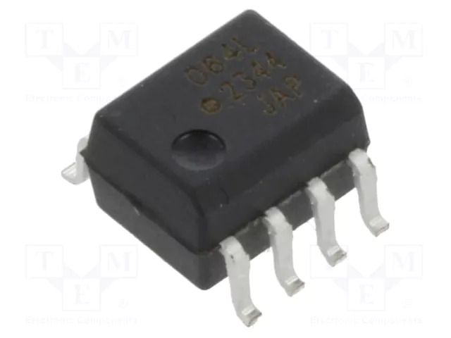 Optocoupler; SMD; Ch: 2; OUT: totem pole; Uinsul: 3.75kV; SOIC8 BROADCOM (AVAGO) ACPL-064L-000E