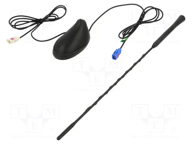 Antenna; car top; 0.4m; AM,FM,GPS; Citroën,Peugeot,Toyota; 1.2m ESOL ANT.58.2