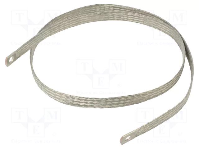Braids; earthing tape; 16mm2; Ø1: 8.5mm; Ø2: 8.5mm; L: 1.2m HELUKABEL HELU-11008450