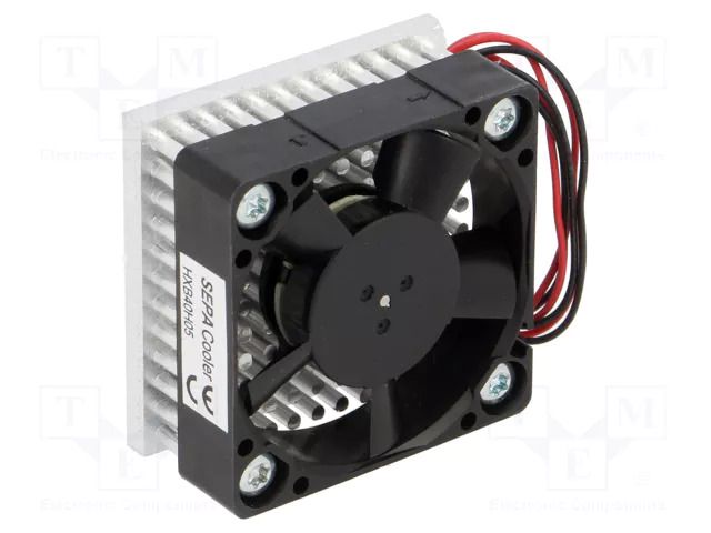 Fan: DC; axial; 5VDC; 40x40x20mm; 25dBA; ball; 5800rpm; chip cooling SEPA Europe GMBH HXB40H05-006