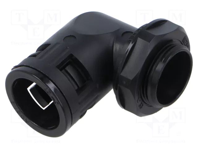 Cable gland; M25; polyamide; PA6S; Pitch: 1.5; Type: angular ANAMET EUROPE AN-968.322.2