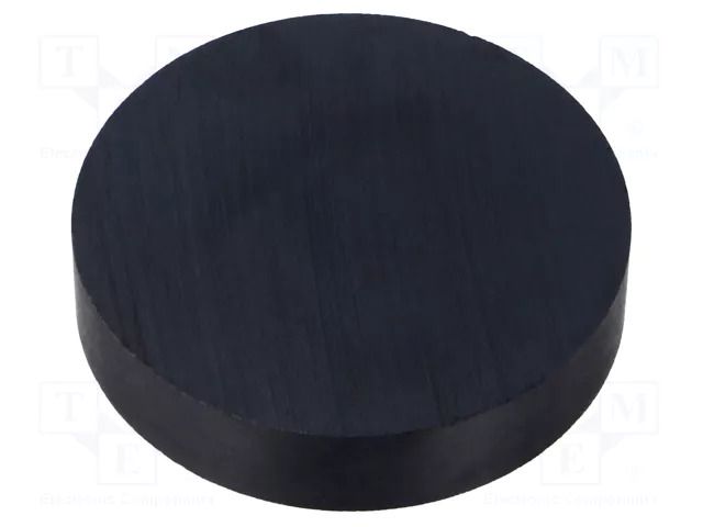 Magnet: permanent; hard ferrite; 29N; Ø: 56mm; H: 12mm ELESA+GANTER GN55.2-HF-56-12