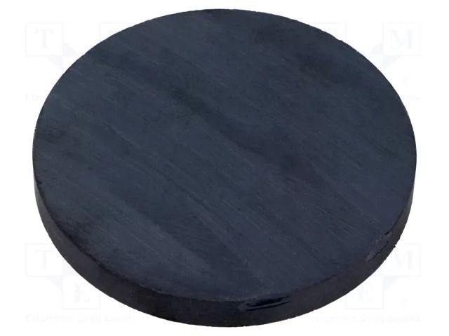 Magnet: permanent; hard ferrite; 30N; Ø: 72mm; H: 8mm ELESA+GANTER GN55.2-HF-72-8