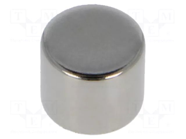 Magnet: permanent; neodymium; 49N; Ø: 12mm; H: 10mm ELESA+GANTER GN55.2-ND-12-10