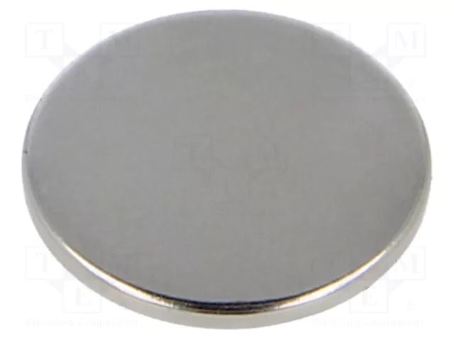 Magnet: permanent; neodymium; 10N; Ø: 18mm; H: 1.5mm ELESA+GANTER GN55.2-ND-18-1.5