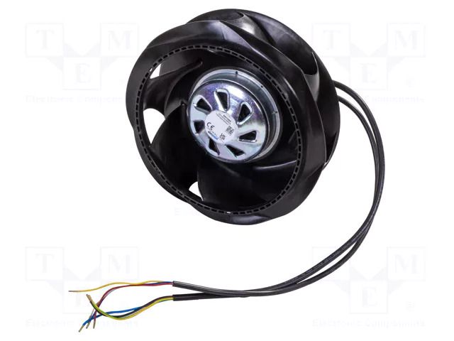 Fan: EC; radial; 230VAC; Ø190x92mm; 625m3/h; ball; 3850rpm; IP54 EBM-PAPST 8300100655