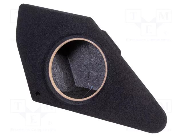 Car loudspeaker enclosure; MDF; black; 250mm; Grooving: 275mm BASSER OBGL.TOYOTA.11