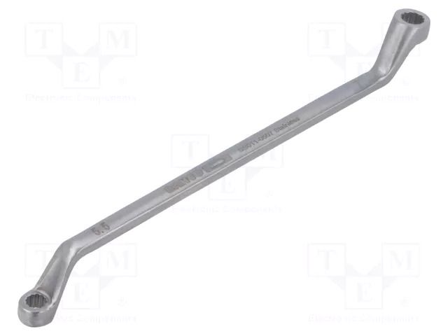 Wrench; box,bent; 5.5mm,7mm; Overall len: 180mm; stainless steel BAHCO SA.SS011-0507