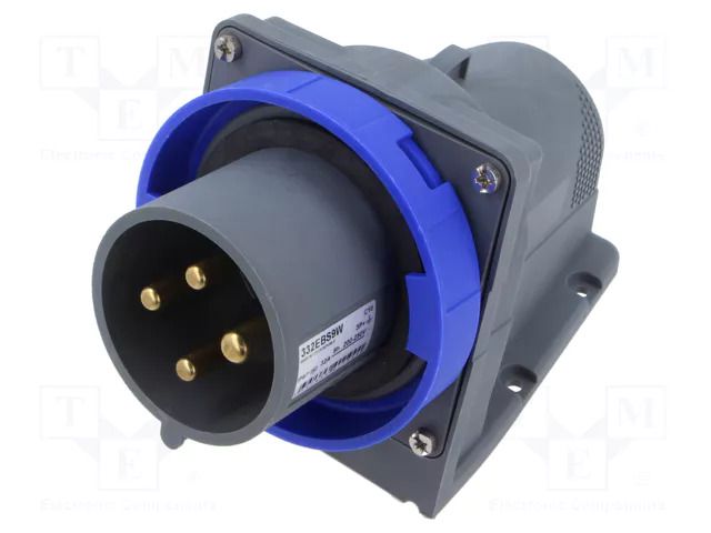 Connector: AC supply 3-phase; socket; male; 32A; 250VAC; 250V; IP&S AMPHENOL 2CMA101199R1000