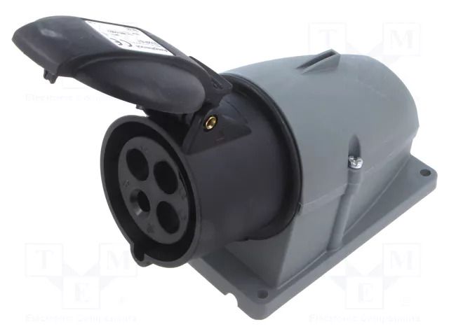 Connector: AC supply 3-phase; socket; female; PIN: 4; IP&S; IP44 AMPHENOL 2CMA193131R1000