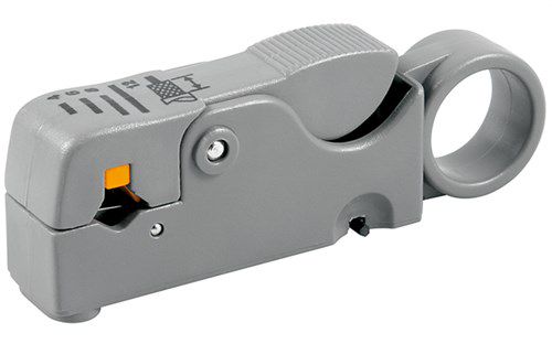 Stripping Tool with 2 Blades - suitable for many coaxial cables and CAT cables 11661