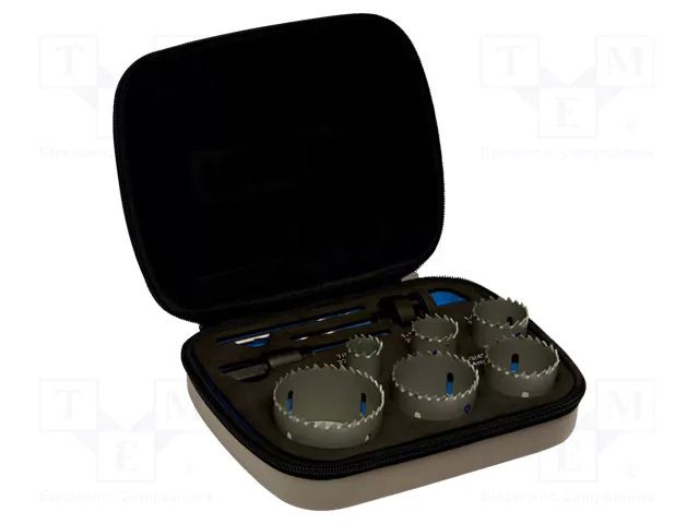 Hole saw set; 22mm,29mm,35mm,44mm,51mm,64mm; 6pcs. IRIMO SA.810-2264-4