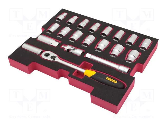 Wrench-set; 6-angles,socket spanner; Mounting: 1/2"; FATMAX® STANLEY STL-FMHT0-74297