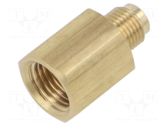 Brass; Mount.elem: thread adapter; Int.thread: M10x1 PNEUMAT 257.22/1