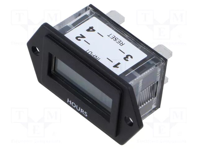 Counter: electronical; working time; LCD; Range: 9999999,9h; IP66 TRUMETER 3410-0010
