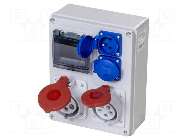 Electric switchboard; IP44; wall mount; ABS; Thread: PG16 PAWBOL B.1701