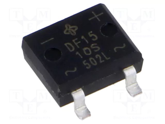 Bridge rectifier: single-phase; Urmax: 1kV; If: 1.5A; Ifsm: 50A; DFS VISHAY DF1510S-E3/77