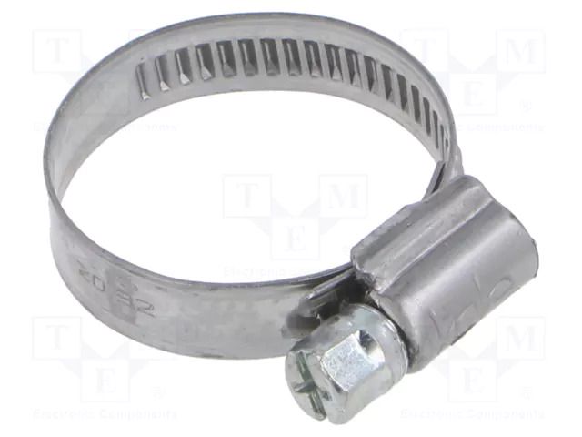 Worm gear clamp; W: 9mm; Clamping: 20÷32mm; steel; WD9; W2 KALE WD9-20-32-C7-W2