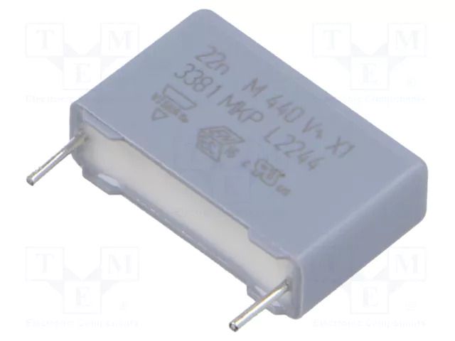 Capacitor: polypropylene; X1; 22nF; 1kVDC; 440VAC; THT; ±20%; 15mm VISHAY BFC233810223