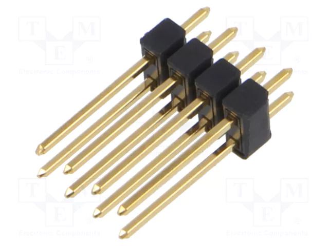 Connector: pin strips; pin header; male; PIN: 8; SL 22; 3A; 250V; THT FISCHER ELEKTRONIK SL22.164.8.G