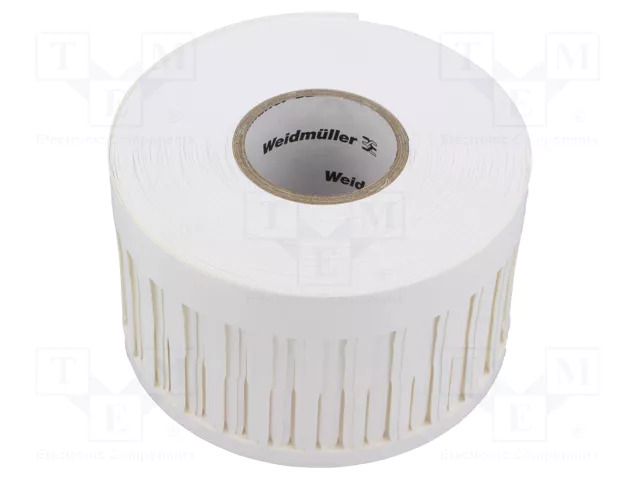Label; polyester; white; -40÷150°C; slide; TM-I; UL94HB; W: 4mm; reel WEIDMÜLLER WM-2005450000